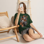 Tiger Portrait Tee — Splash Art Orange & Gray Graphic T-Shirt
