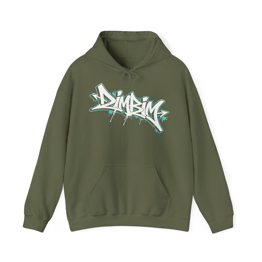 Graffiti Logo Hooded Sweatshirt | Back Hourglass Unseen Empire Hoodie