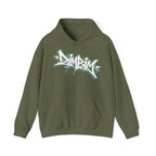 Graffiti Logo Hooded Sweatshirt | Back Hourglass Unseen Empire Hoodie
