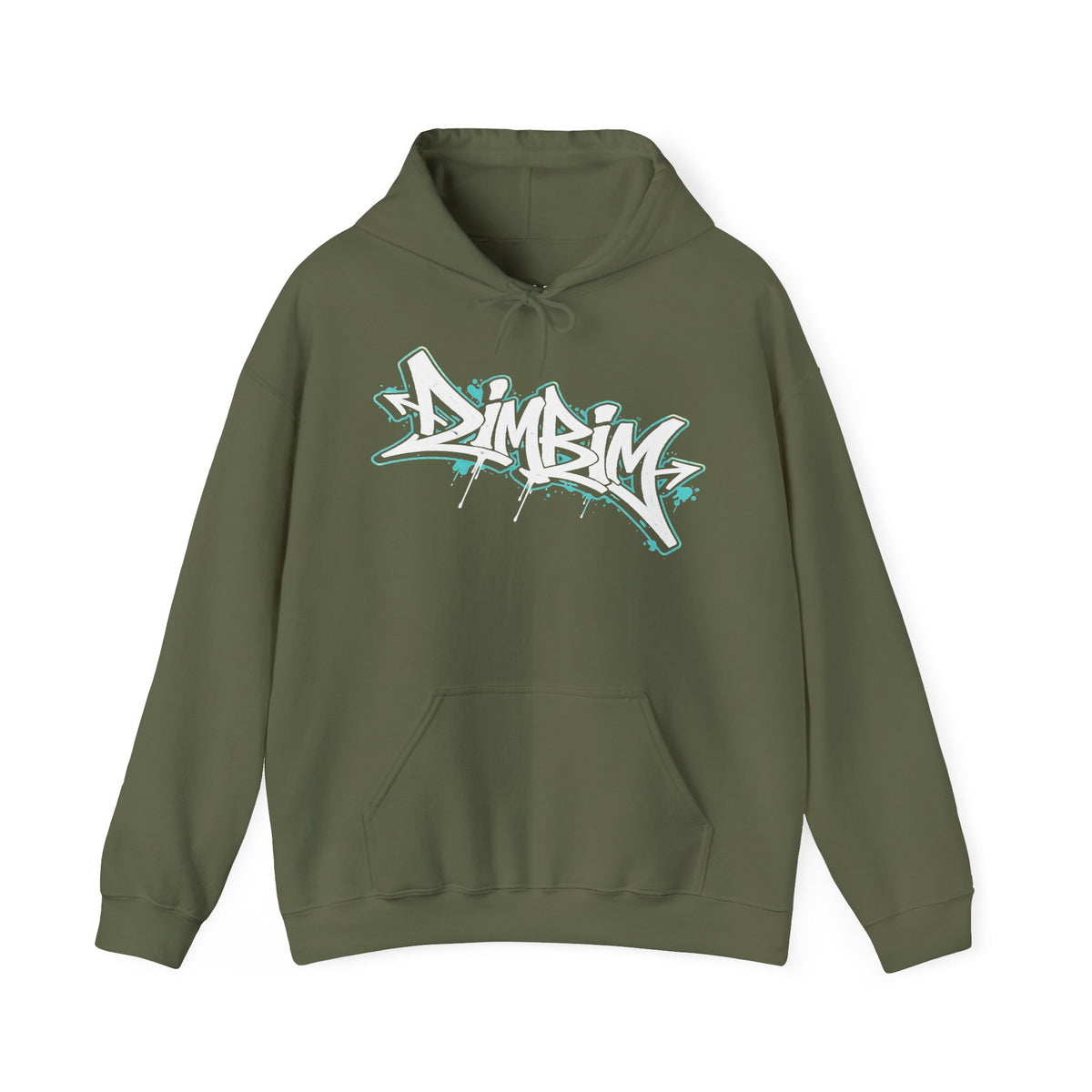 Graffiti Logo Hooded Sweatshirt | Back Hourglass Unseen Empire Hoodie