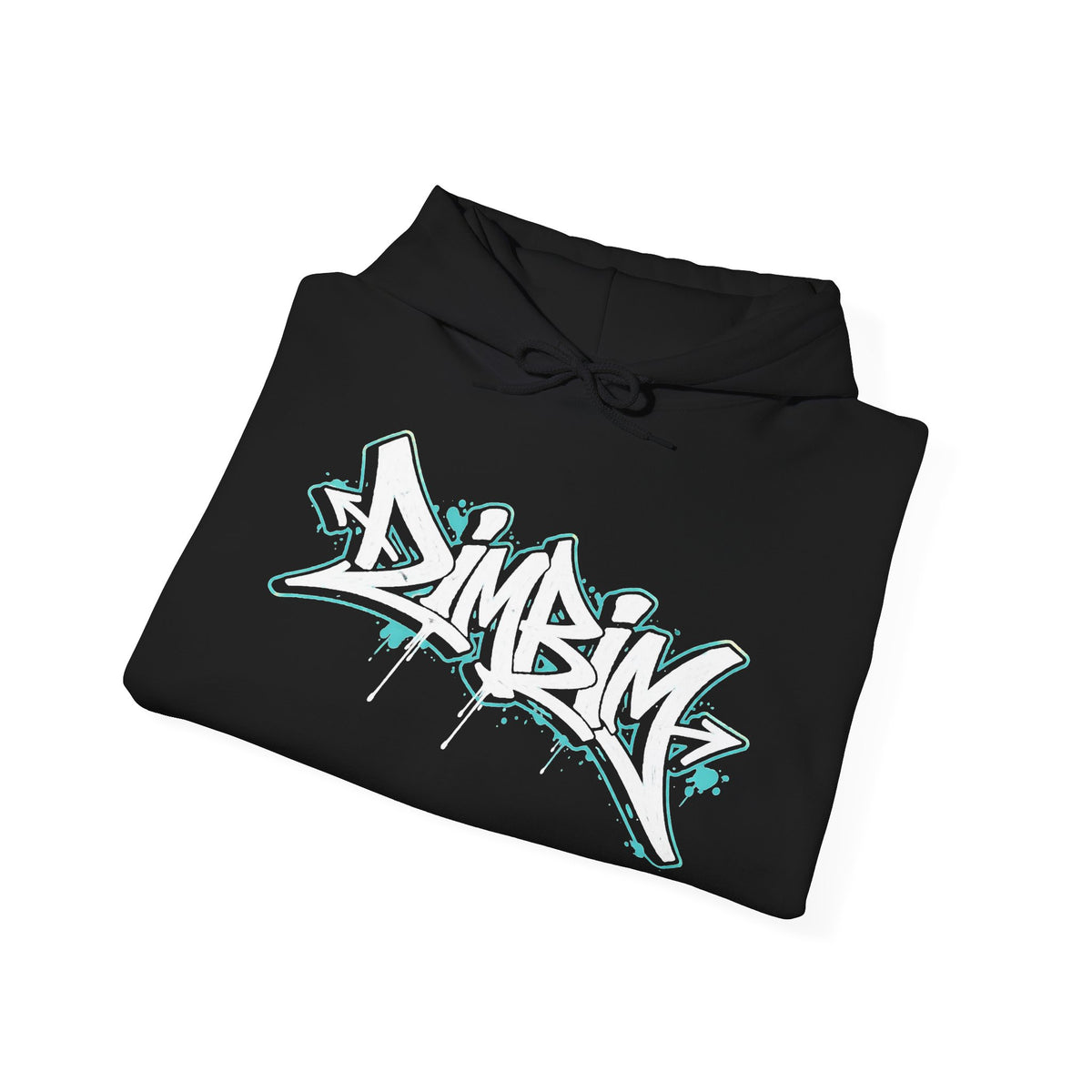 Graffiti Logo Hooded Sweatshirt | Back Hourglass Unseen Empire Hoodie