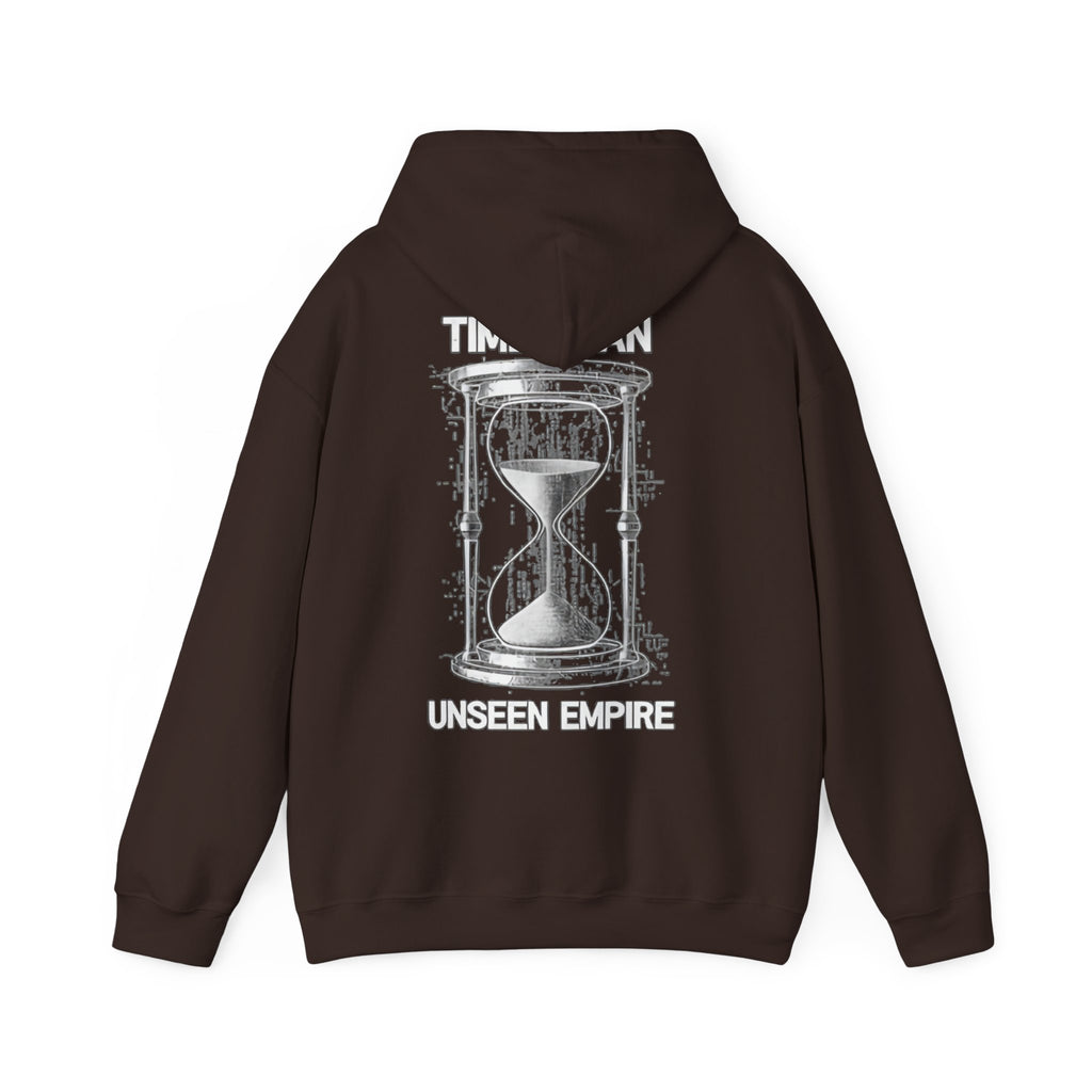 Graffiti Logo Hooded Sweatshirt | Back Hourglass Unseen Empire Hoodie