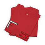 Motivational Tee — "Just Keep Moving Forward" with "Always Make It Happen" Brain Design