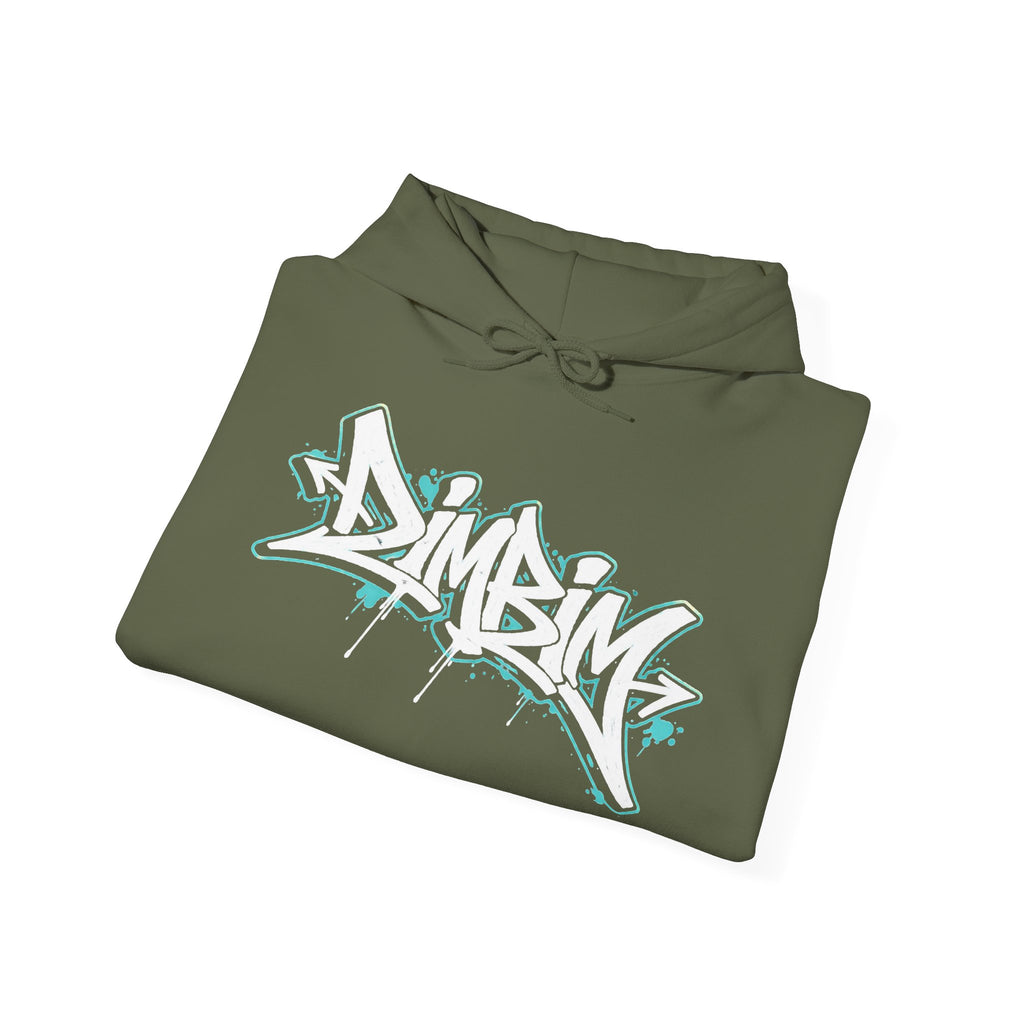 Graffiti Logo Hooded Sweatshirt | Back Hourglass Unseen Empire Hoodie