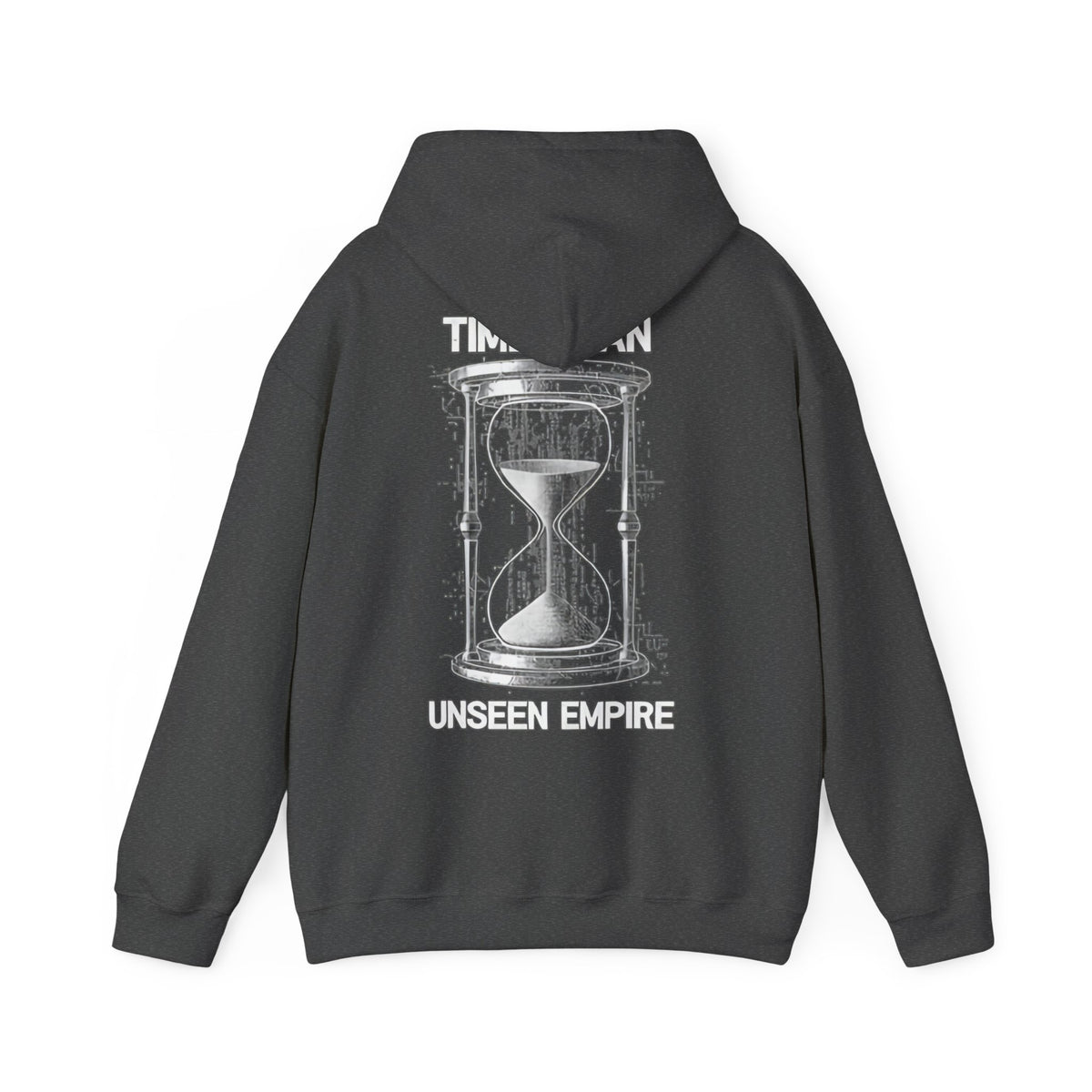 Graffiti Logo Hooded Sweatshirt | Back Hourglass Unseen Empire Hoodie