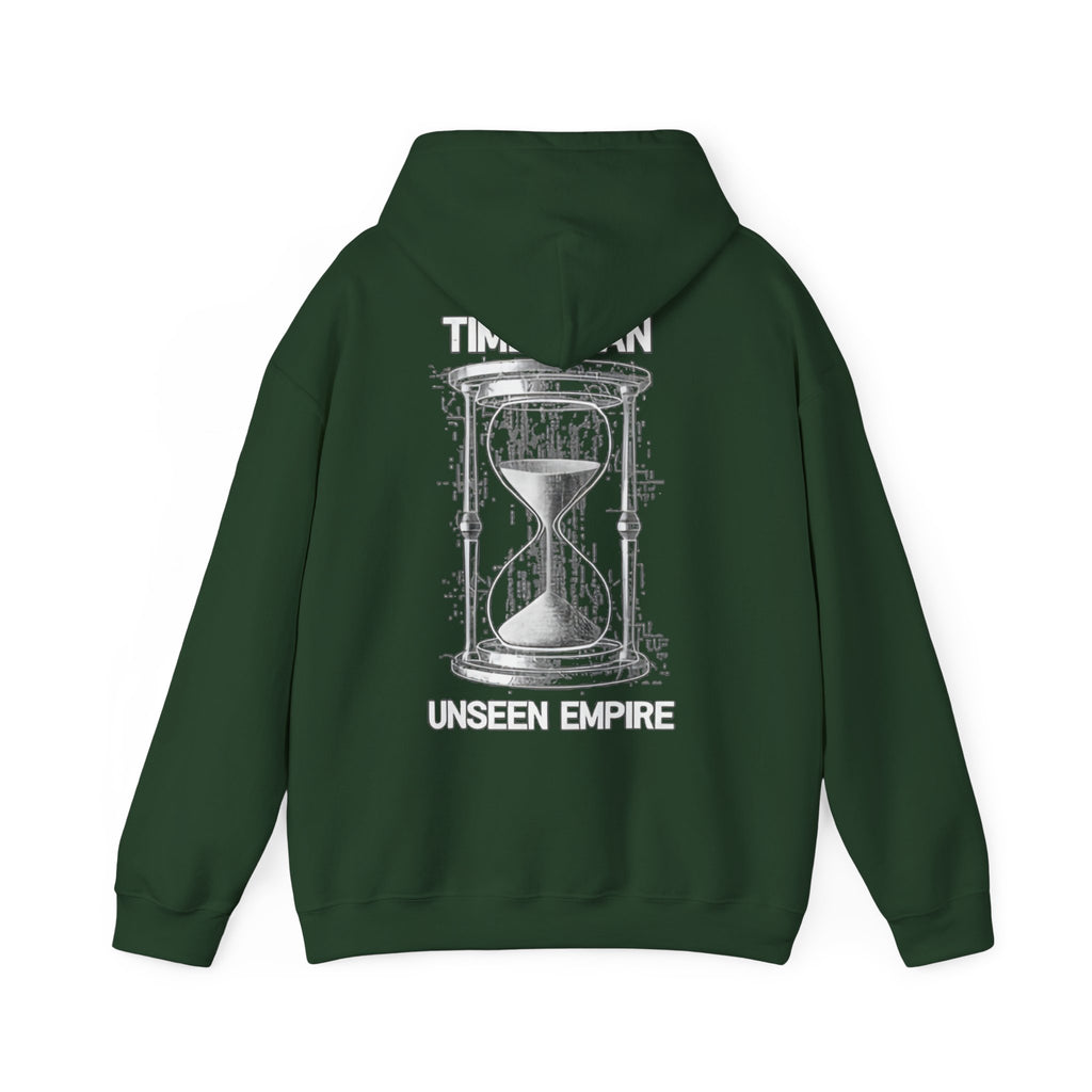 Graffiti Logo Hooded Sweatshirt | Back Hourglass Unseen Empire Hoodie