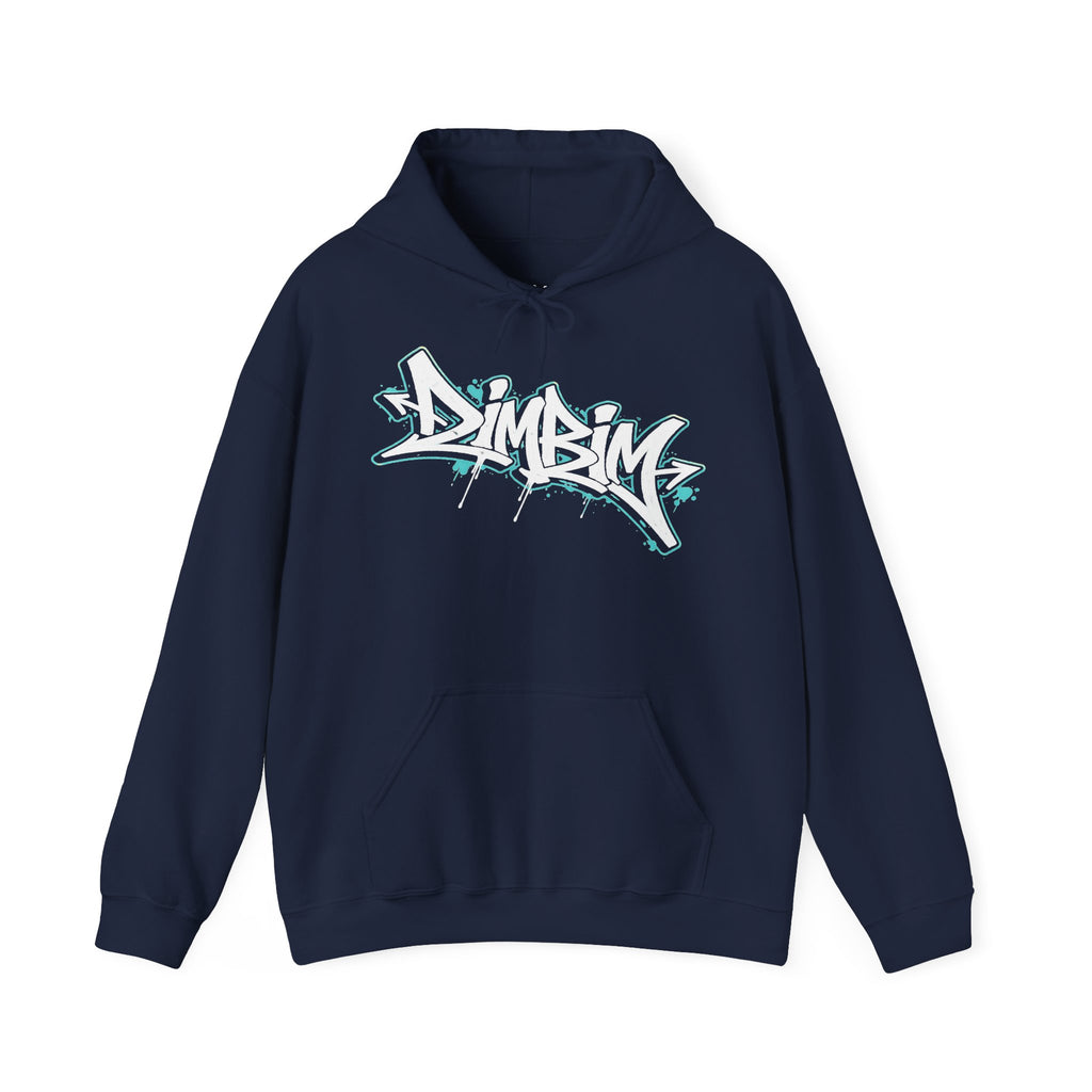 Graffiti Logo Hooded Sweatshirt | Back Hourglass Unseen Empire Hoodie