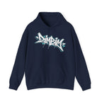 Graffiti Logo Hooded Sweatshirt | Back Hourglass Unseen Empire Hoodie