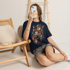 Tiger Portrait Tee — Splash Art Orange & Gray Graphic T-Shirt