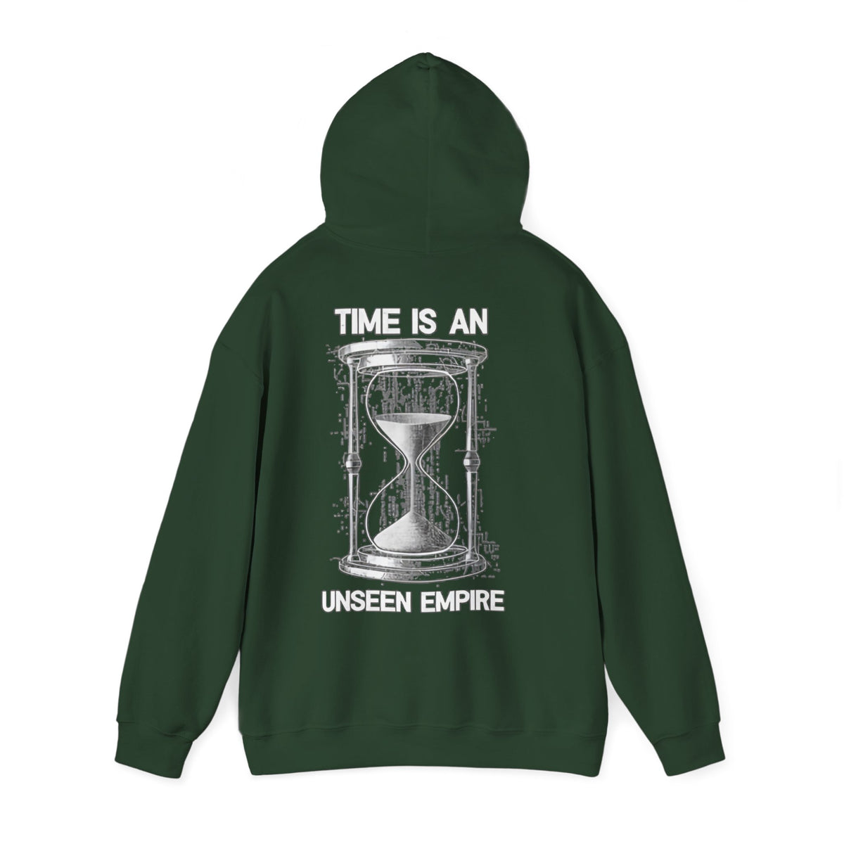 Graffiti Logo Hooded Sweatshirt | Back Hourglass Unseen Empire Hoodie