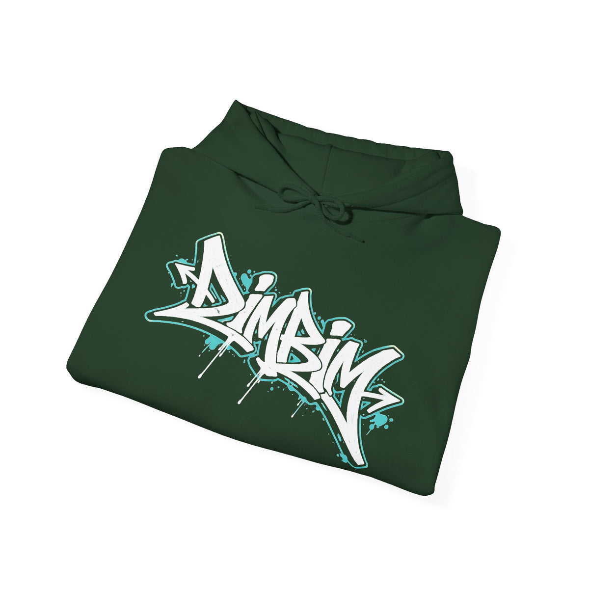 Graffiti Logo Hooded Sweatshirt | Back Hourglass Unseen Empire Hoodie