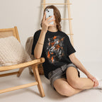 Tiger Portrait Tee — Splash Art Orange & Gray Graphic T-Shirt