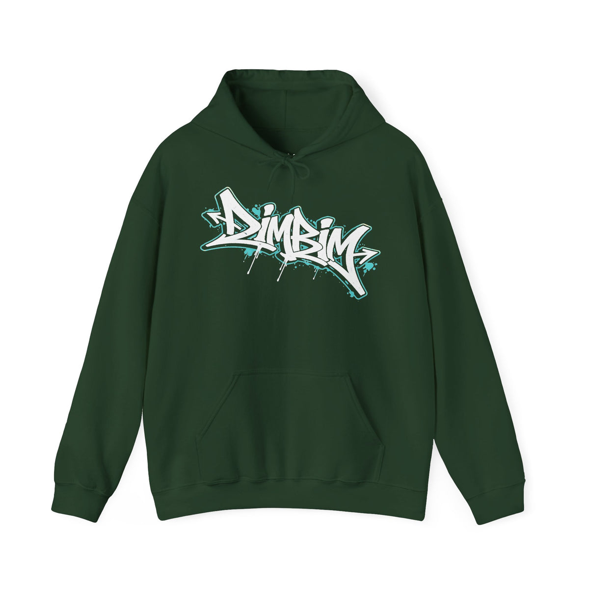 Graffiti Logo Hooded Sweatshirt | Back Hourglass Unseen Empire Hoodie