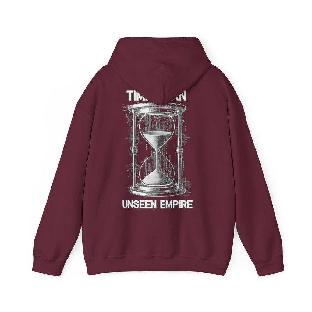 Graffiti Logo Hooded Sweatshirt | Back Hourglass Unseen Empire Hoodie