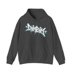 Graffiti Logo Hooded Sweatshirt | Back Hourglass Unseen Empire Hoodie