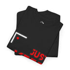 Motivational Tee — "Just Keep Moving Forward" with "Always Make It Happen" Brain Design