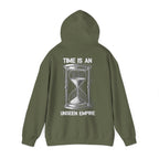 Graffiti Logo Hooded Sweatshirt | Back Hourglass Unseen Empire Hoodie