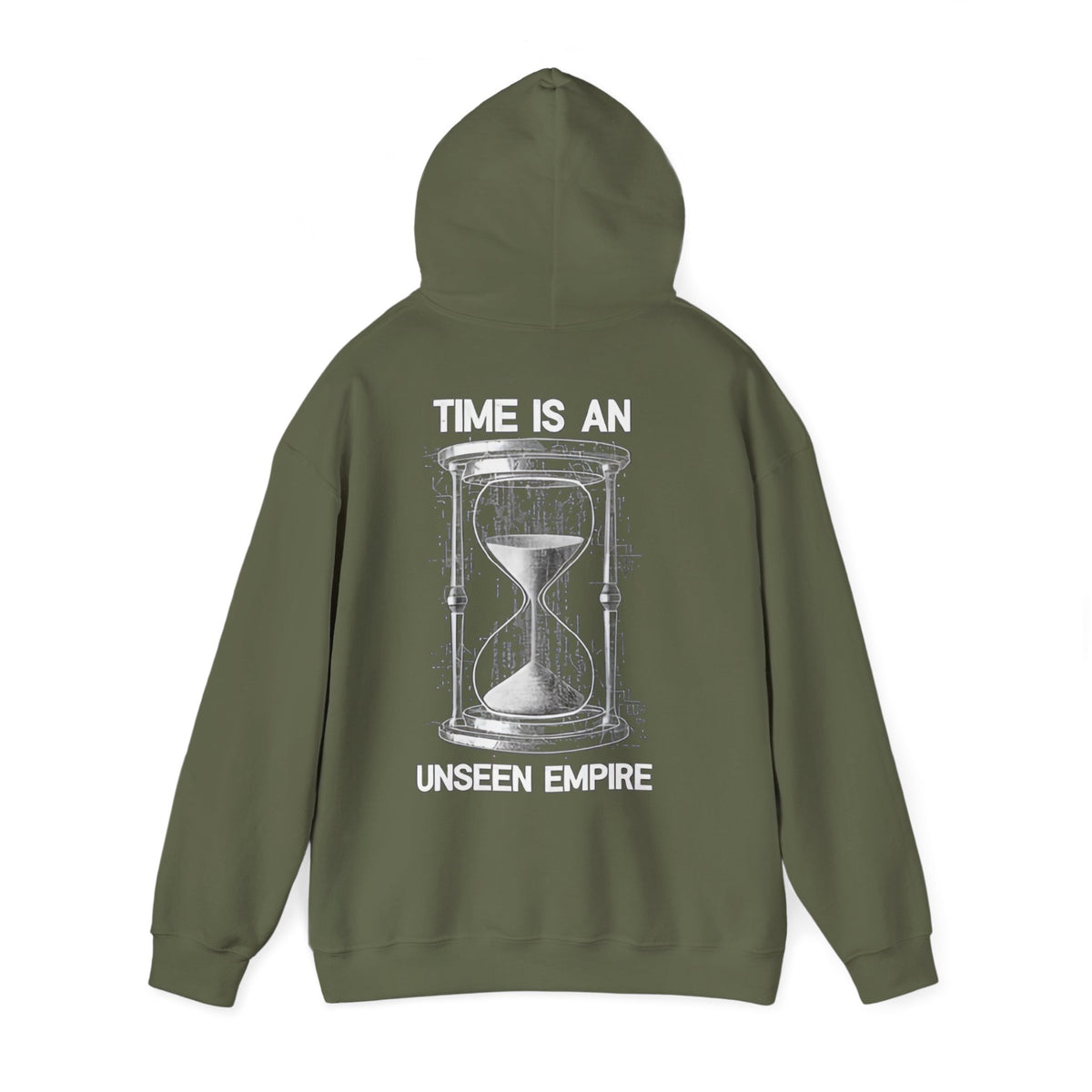 Graffiti Logo Hooded Sweatshirt | Back Hourglass Unseen Empire Hoodie