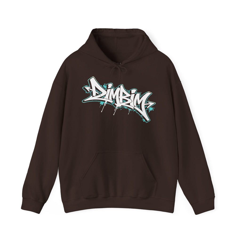 Graffiti Logo Hooded Sweatshirt | Back Hourglass Unseen Empire Hoodie
