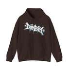 Graffiti Logo Hooded Sweatshirt | Back Hourglass Unseen Empire Hoodie