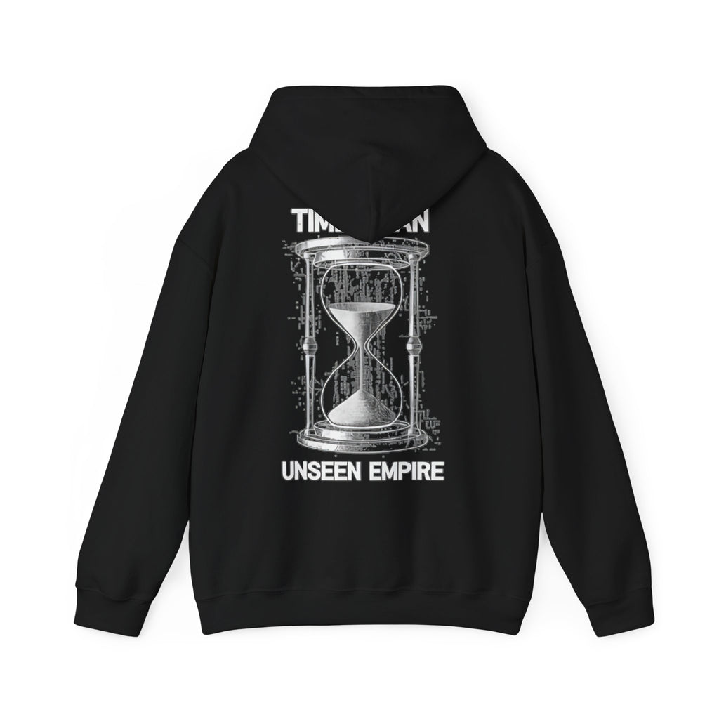 Graffiti Logo Hooded Sweatshirt | Back Hourglass Unseen Empire Hoodie