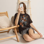 Tiger Portrait Tee — Splash Art Orange & Gray Graphic T-Shirt