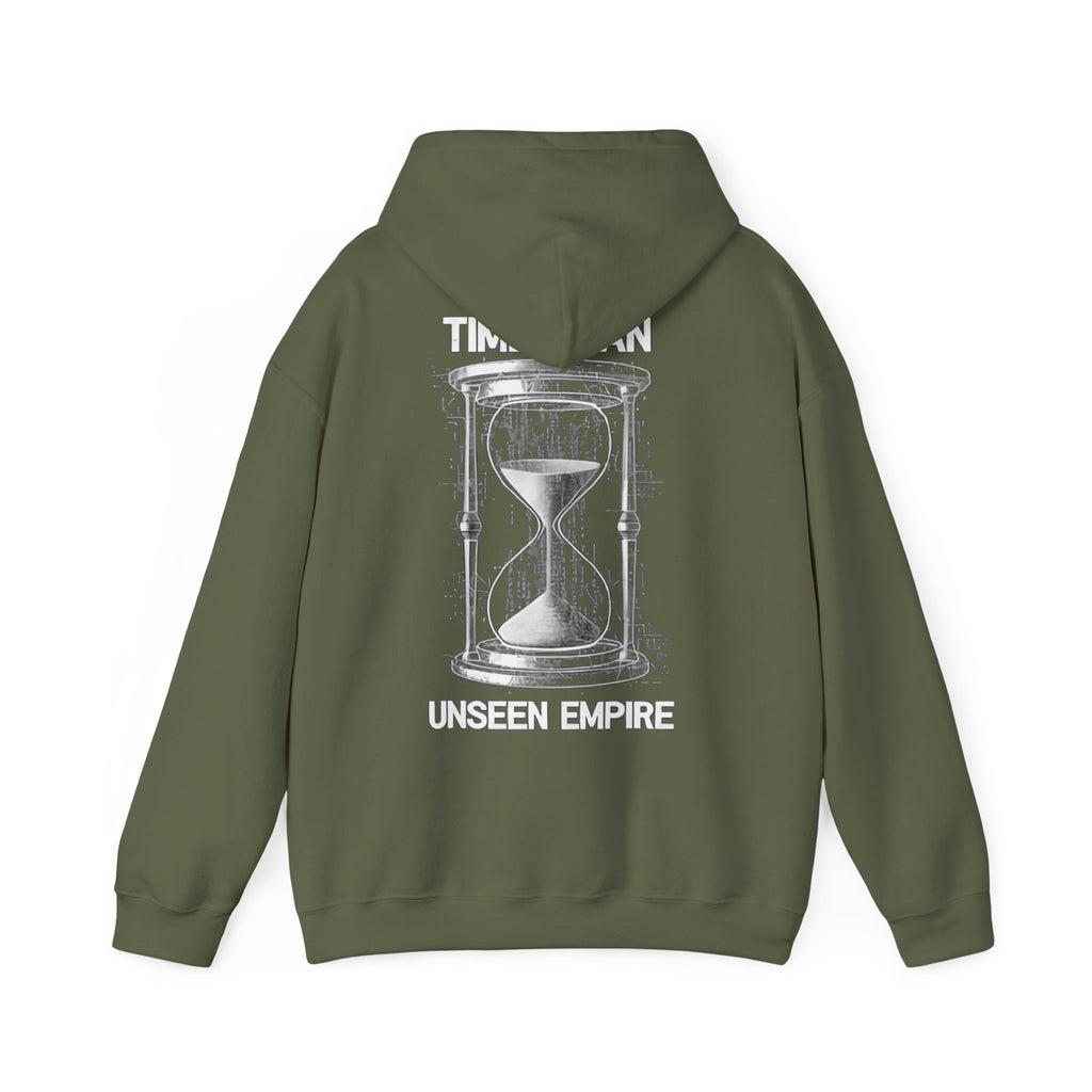 Graffiti Logo Hooded Sweatshirt | Back Hourglass Unseen Empire Hoodie