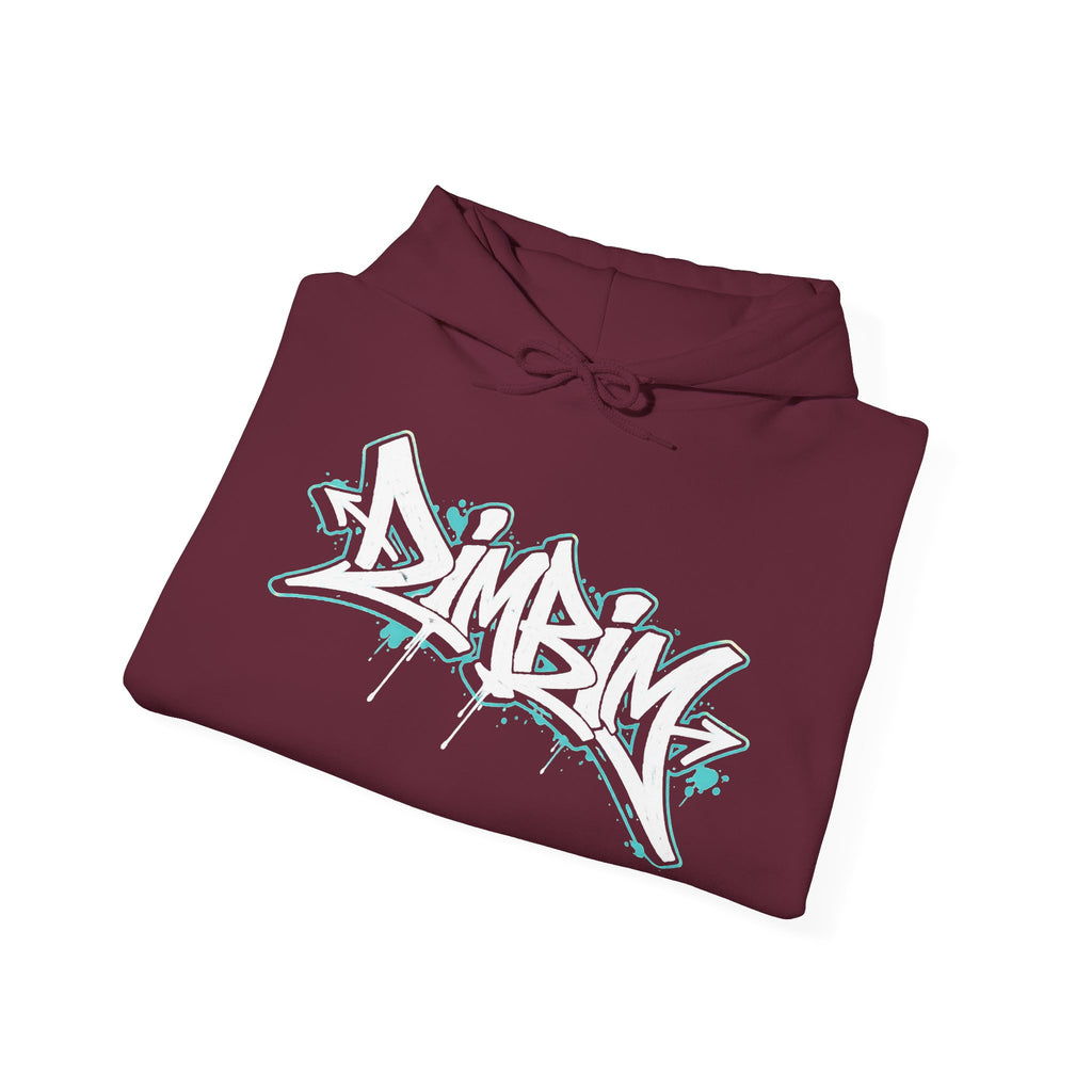 Graffiti Logo Hooded Sweatshirt | Back Hourglass Unseen Empire Hoodie