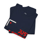 Motivational Tee — "Just Keep Moving Forward" with "Always Make It Happen" Brain Design