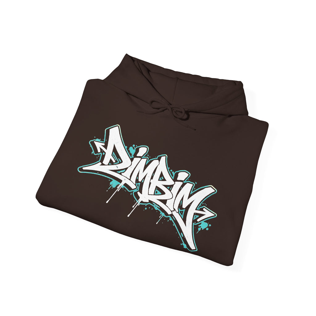 Graffiti Logo Hooded Sweatshirt | Back Hourglass Unseen Empire Hoodie