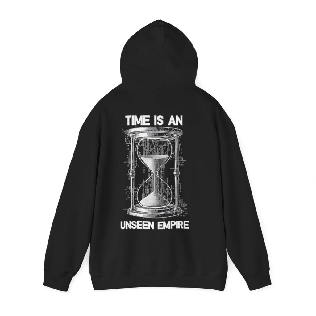 Graffiti Logo Hooded Sweatshirt | Back Hourglass Unseen Empire Hoodie