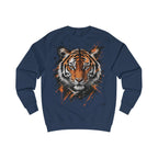 Tiger Portrait Sweatshirt – Watercolor Splash Tiger Face Graphic Crewneck