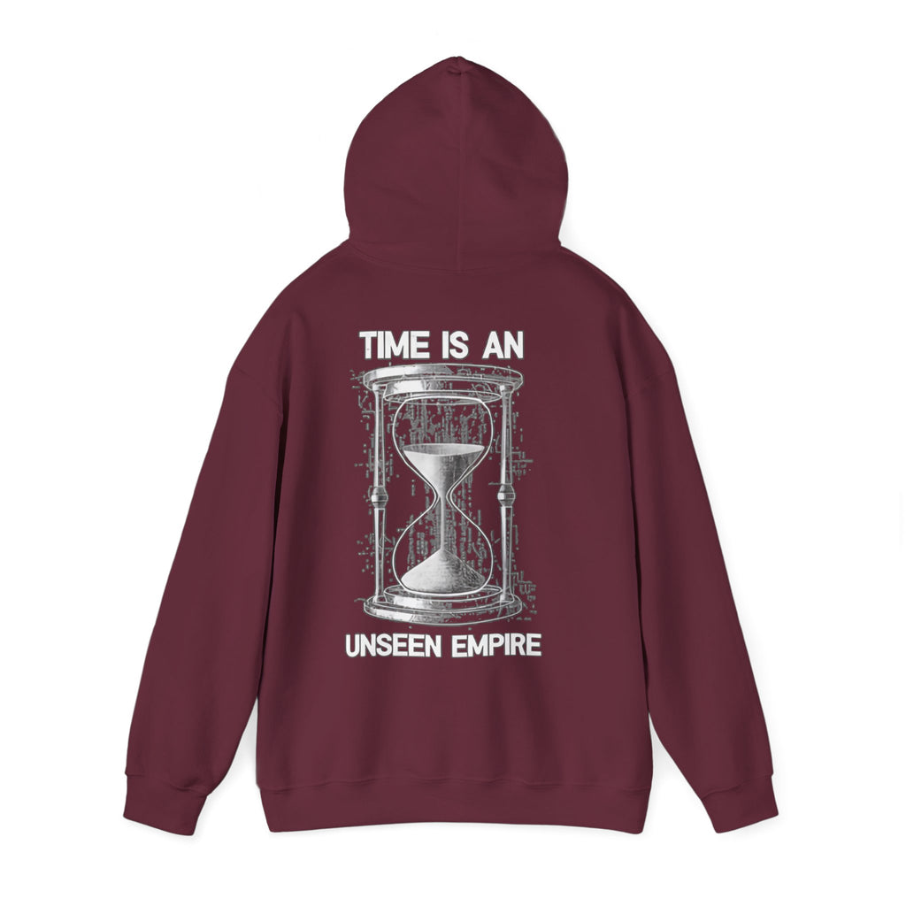Graffiti Logo Hooded Sweatshirt | Back Hourglass Unseen Empire Hoodie