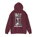 Graffiti Logo Hooded Sweatshirt | Back Hourglass Unseen Empire Hoodie