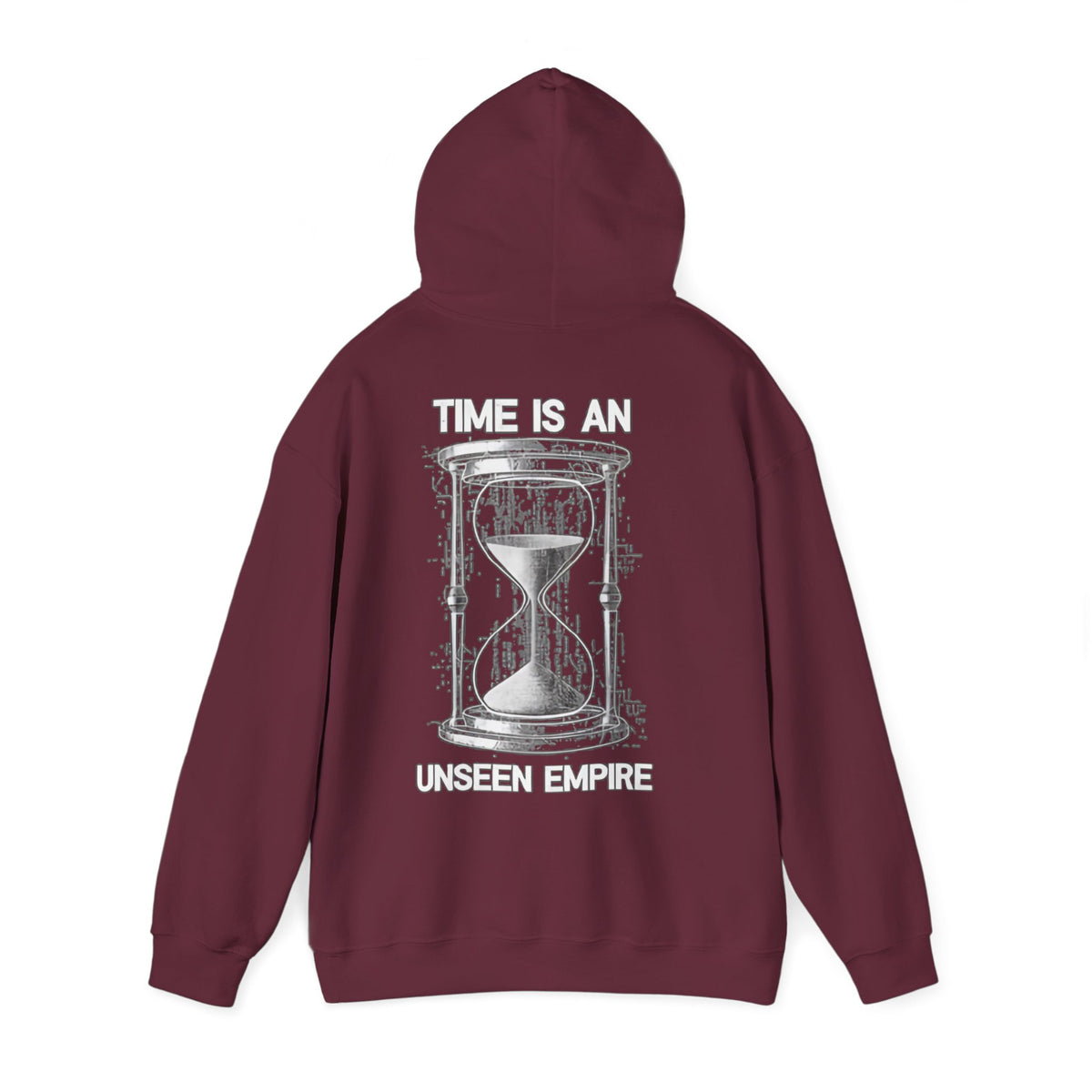 Graffiti Logo Hooded Sweatshirt | Back Hourglass Unseen Empire Hoodie
