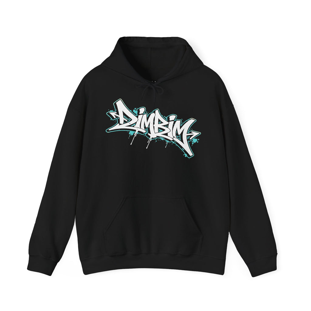 Graffiti Logo Hooded Sweatshirt | Back Hourglass Unseen Empire Hoodie