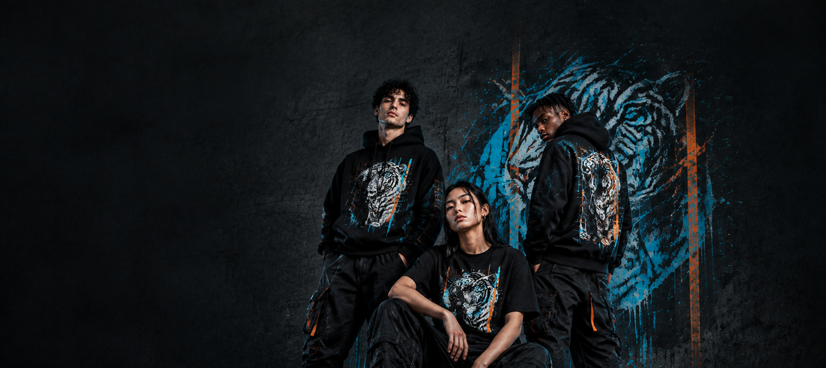 Nouvelle bannière streetwear avec cadrage plus sûr