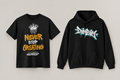 Pack streetwear Never Stop Creating + hoodie dimbim